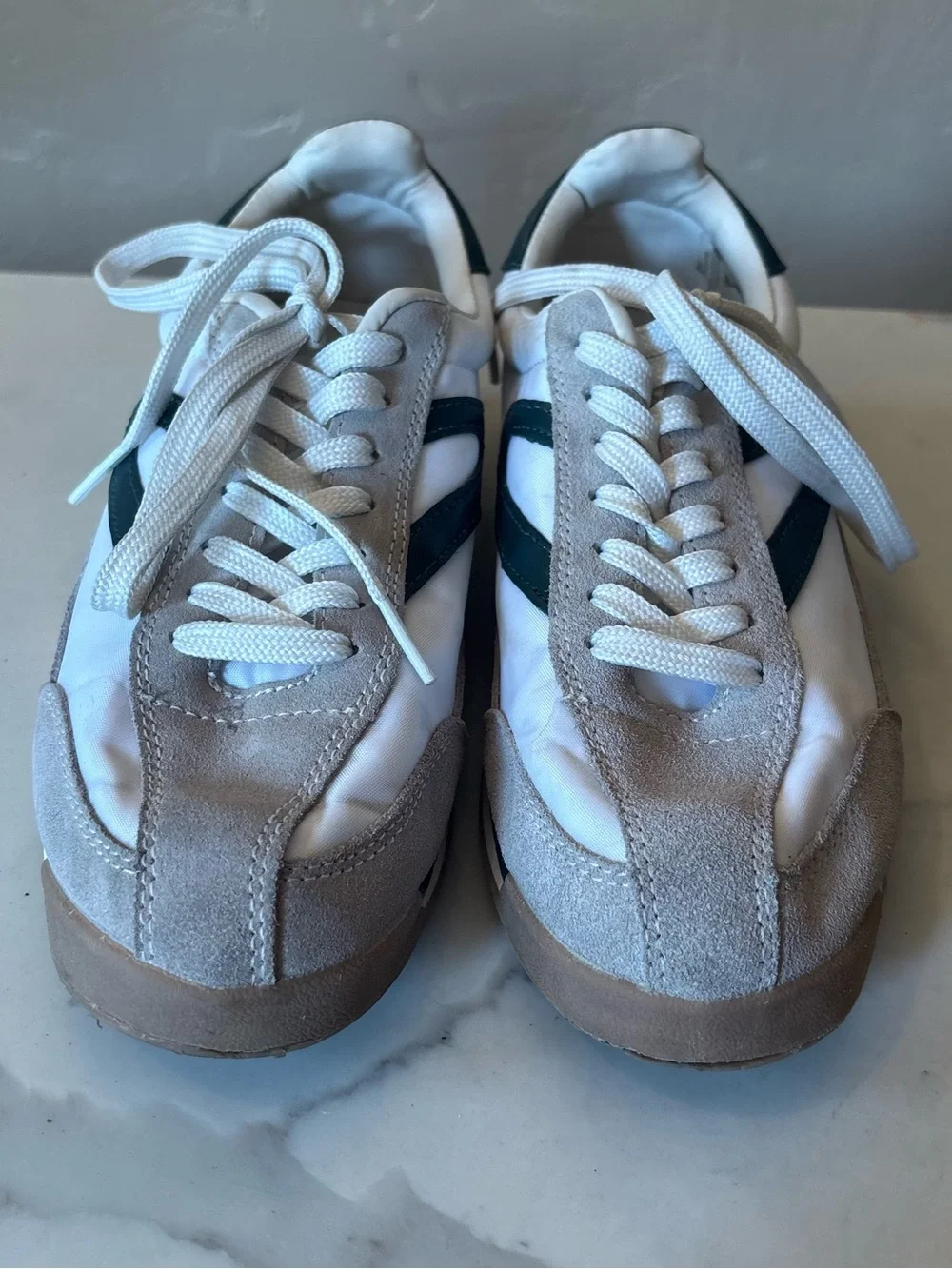 Tretorn Rawlins sneakers white and green size 8M